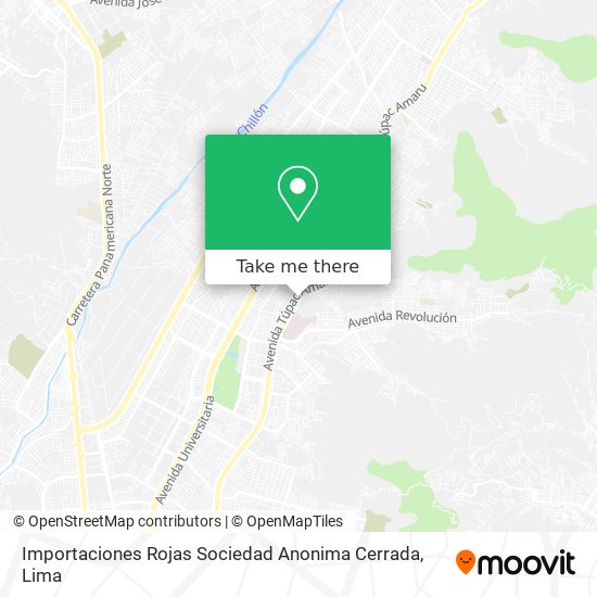 Mapa de Importaciones Rojas Sociedad Anonima Cerrada