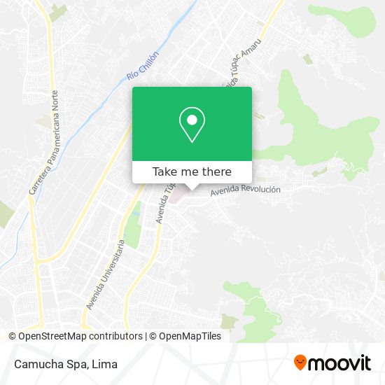 Camucha Spa map