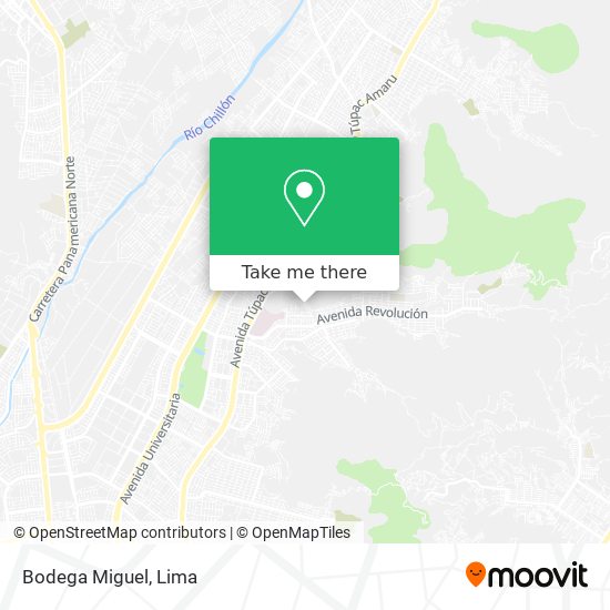 Bodega Miguel map