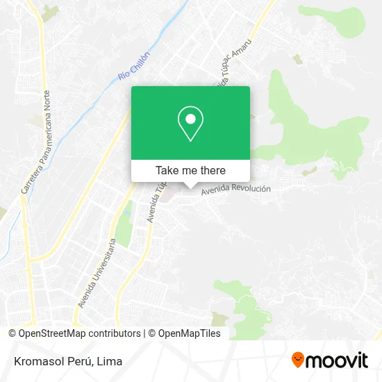 Kromasol Perú map