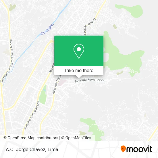 A.C. Jorge Chavez map
