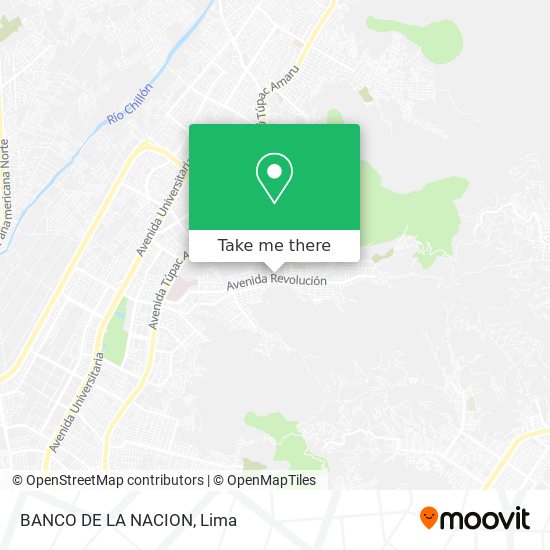 BANCO DE LA NACION map