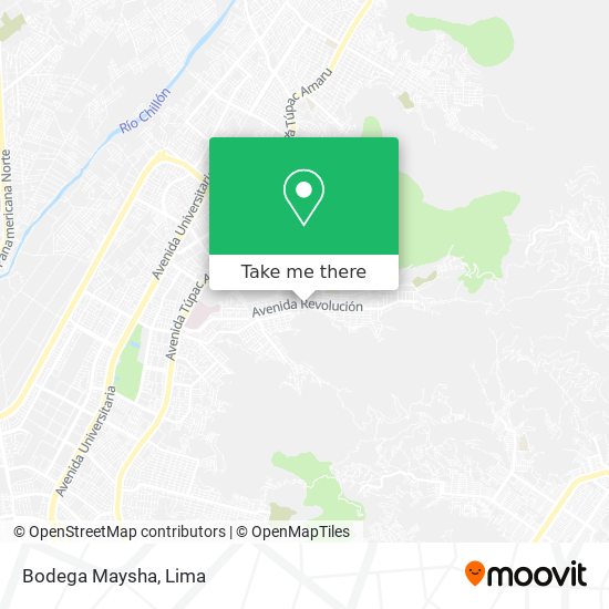 Bodega Maysha map