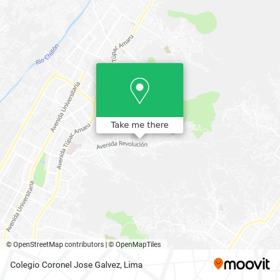 Mapa de Colegio Coronel Jose Galvez