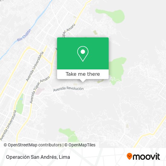 Mapa de Operación San Andrés