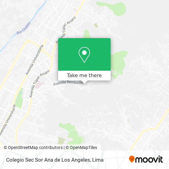 Colegio Sec Sor Ana de Los Angeles map