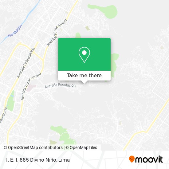 Mapa de I. E. I. 885 Divino Niño