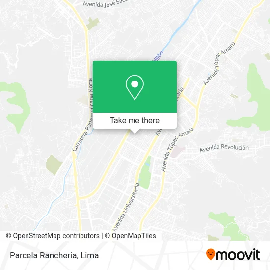 Parcela Rancheria map