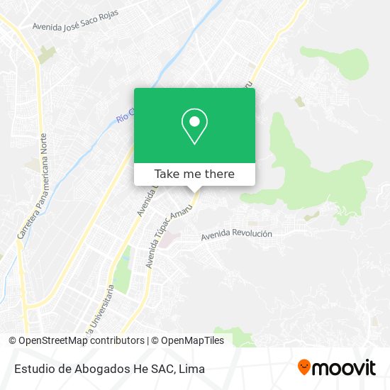 Mapa de Estudio de Abogados He SAC