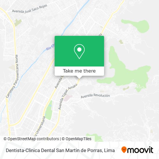 Dentista-Clinica Dental San Martin de Porras map