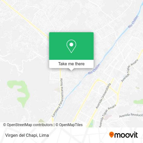 Virgen del Chapi map