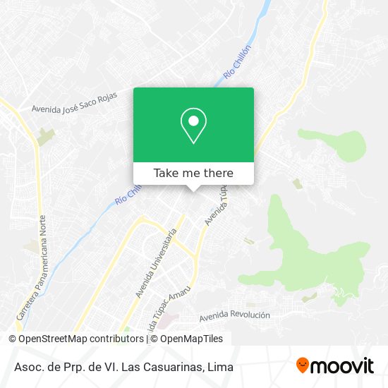Asoc. de Prp. de VI. Las Casuarinas map