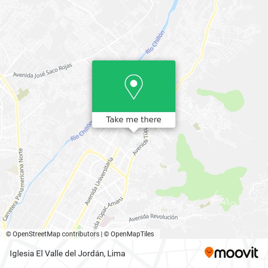 Iglesia El Valle del Jordán map