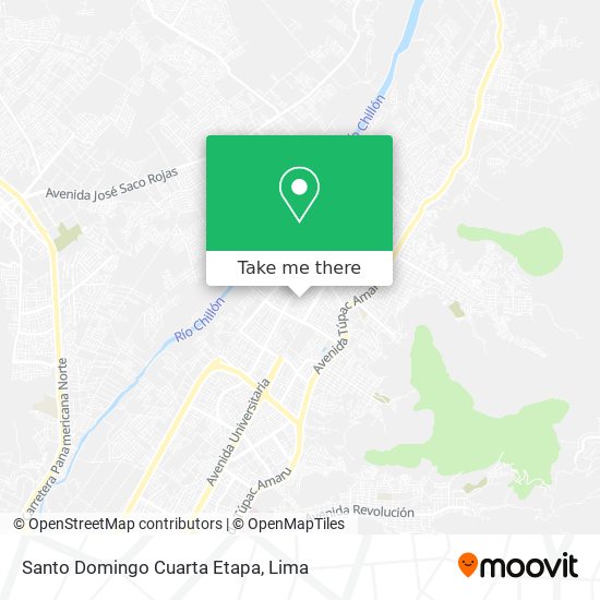Santo Domingo Cuarta Etapa map