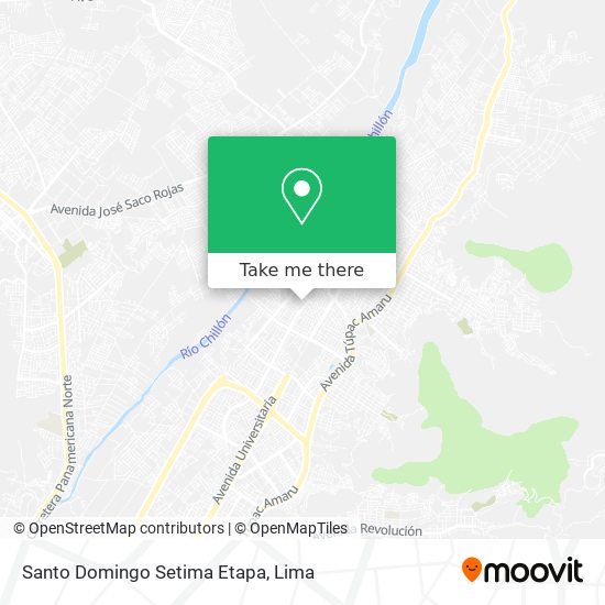 Santo Domingo Setima Etapa map