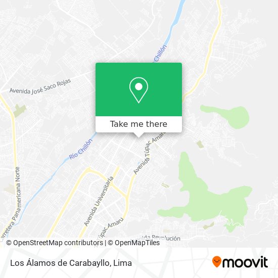 Los Álamos de Carabayllo map