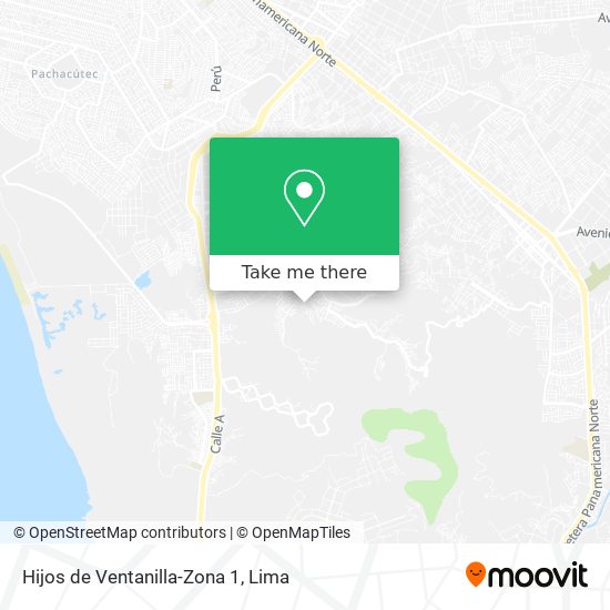 Hijos de Ventanilla-Zona 1 map