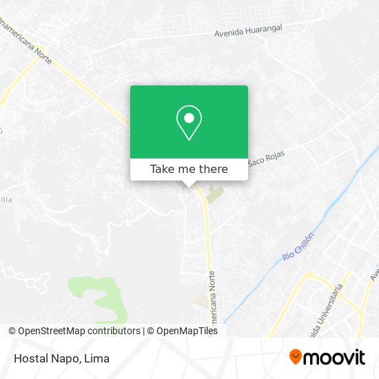 Hostal Napo map