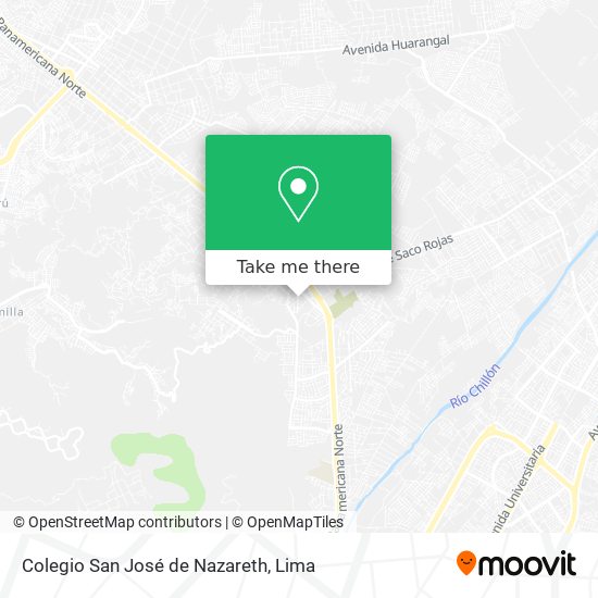 Colegio San José de Nazareth map