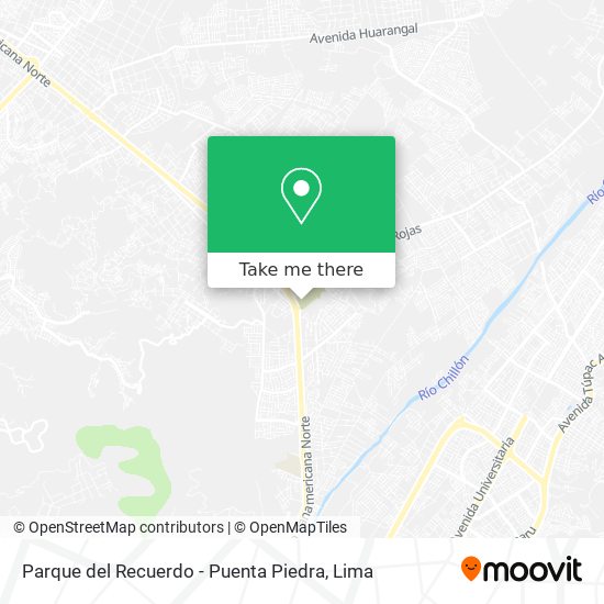 Parque del Recuerdo - Puenta Piedra map