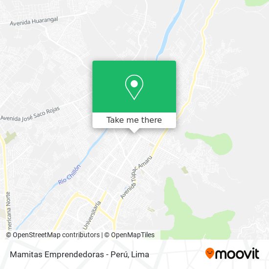 Mapa de Mamitas Emprendedoras - Perú