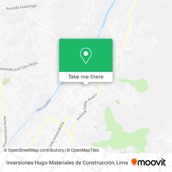 Mapa de Inversiones Hugo-Materiales de Construcción