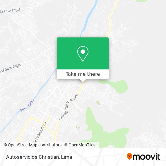 Autoservicios Christian map