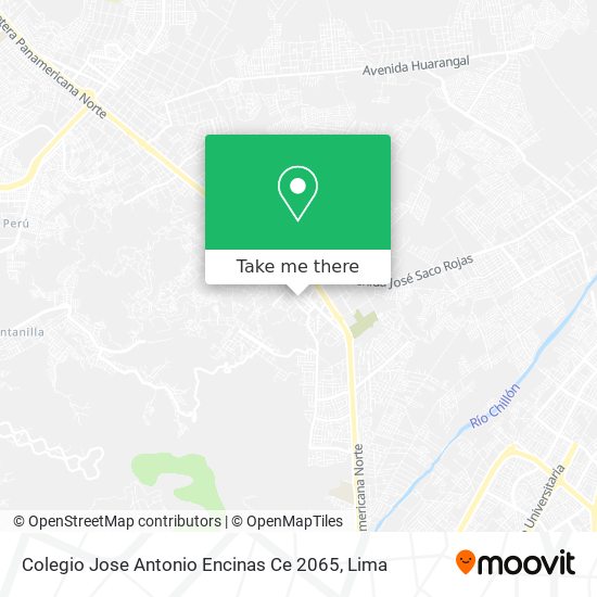 Colegio Jose Antonio Encinas Ce 2065 map