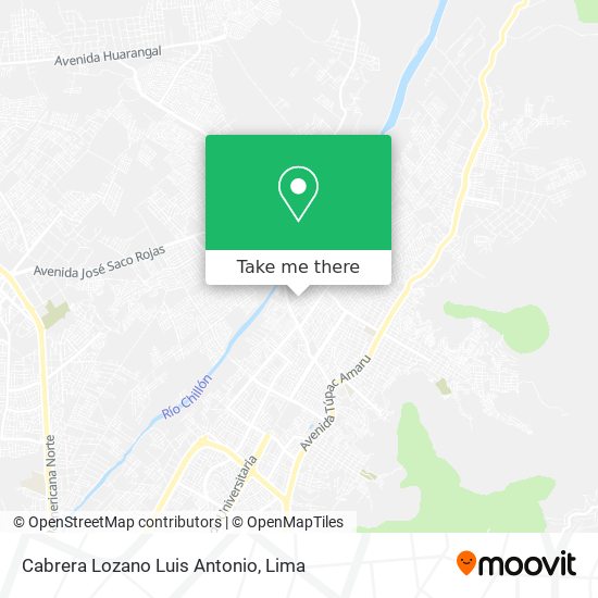 Cabrera Lozano Luis Antonio map