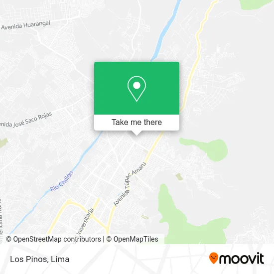 Los Pinos map