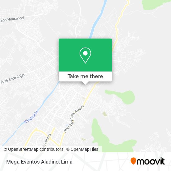 Mega Eventos Aladino map