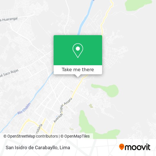 San Isidro de Carabayllo map