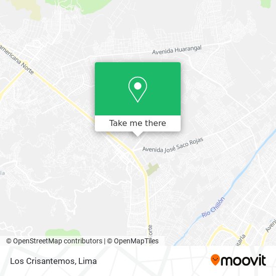 Mapa de Los Crisantemos