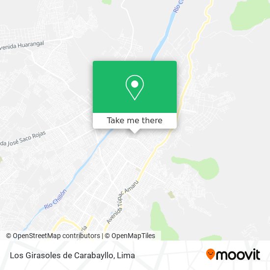 Los Girasoles de Carabayllo map