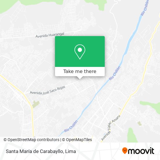 Santa María de Carabayllo map