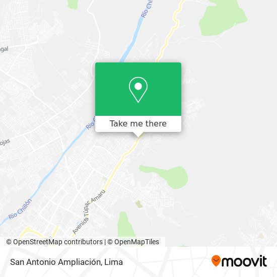 San Antonio Ampliación map