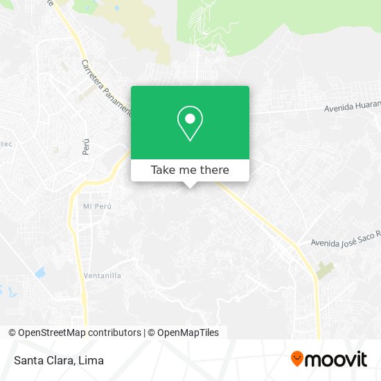 Santa Clara map