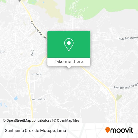 Santísima Cruz de Motupe map