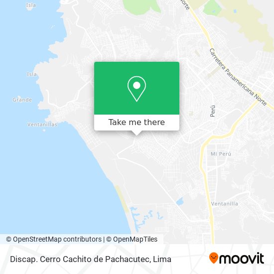 Mapa de Discap. Cerro Cachito de Pachacutec