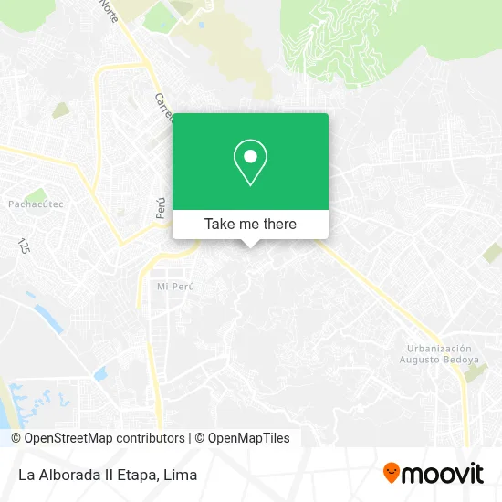 La Alborada II Etapa map