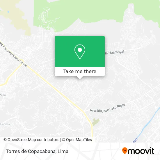 Torres de Copacabana map