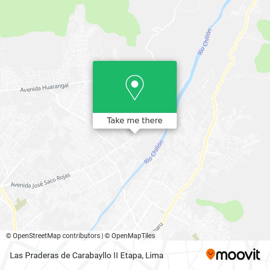 Mapa de Las Praderas de Carabayllo II Etapa