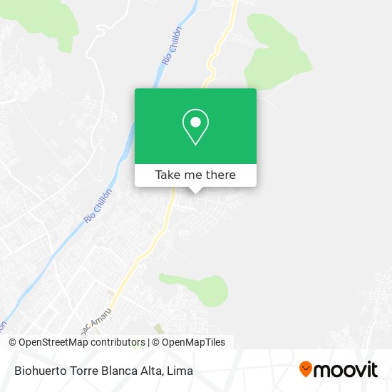 Mapa de Biohuerto Torre Blanca Alta