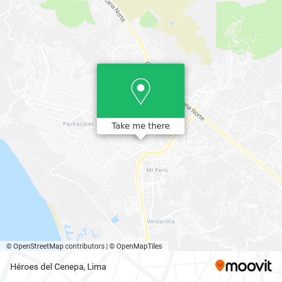 Mapa de Héroes del Cenepa