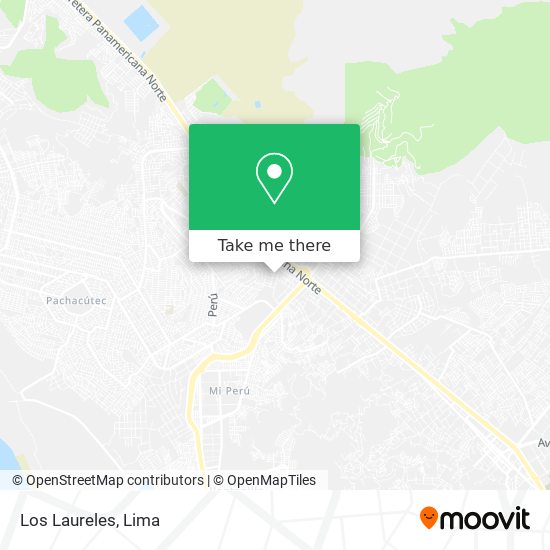 Los Laureles map