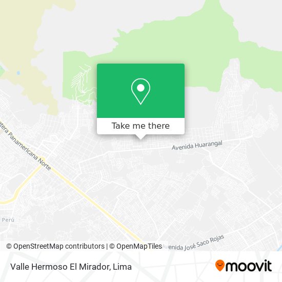 Valle Hermoso El Mirador map