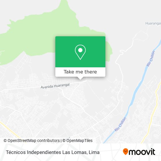 Técnicos Independientes Las Lomas map