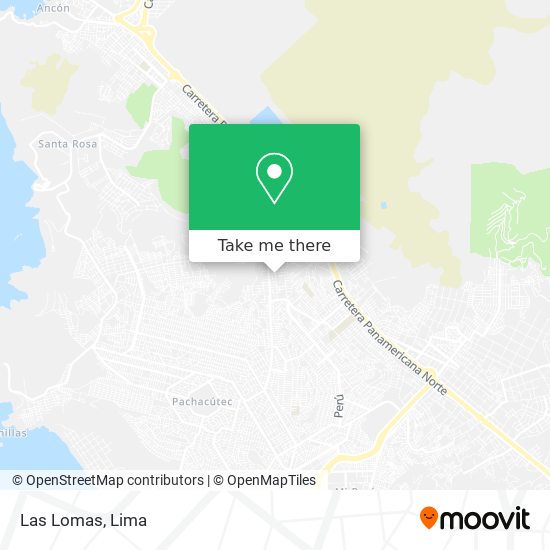 Las Lomas map