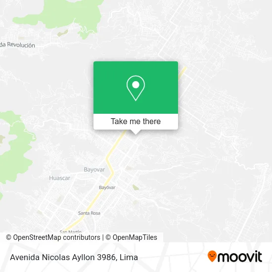Avenida Nicolas Ayllon 3986 map