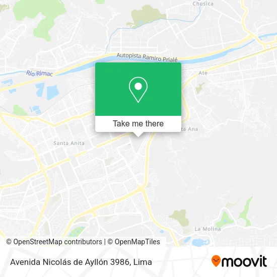 Avenida Nicolás de Ayllón 3986 map
